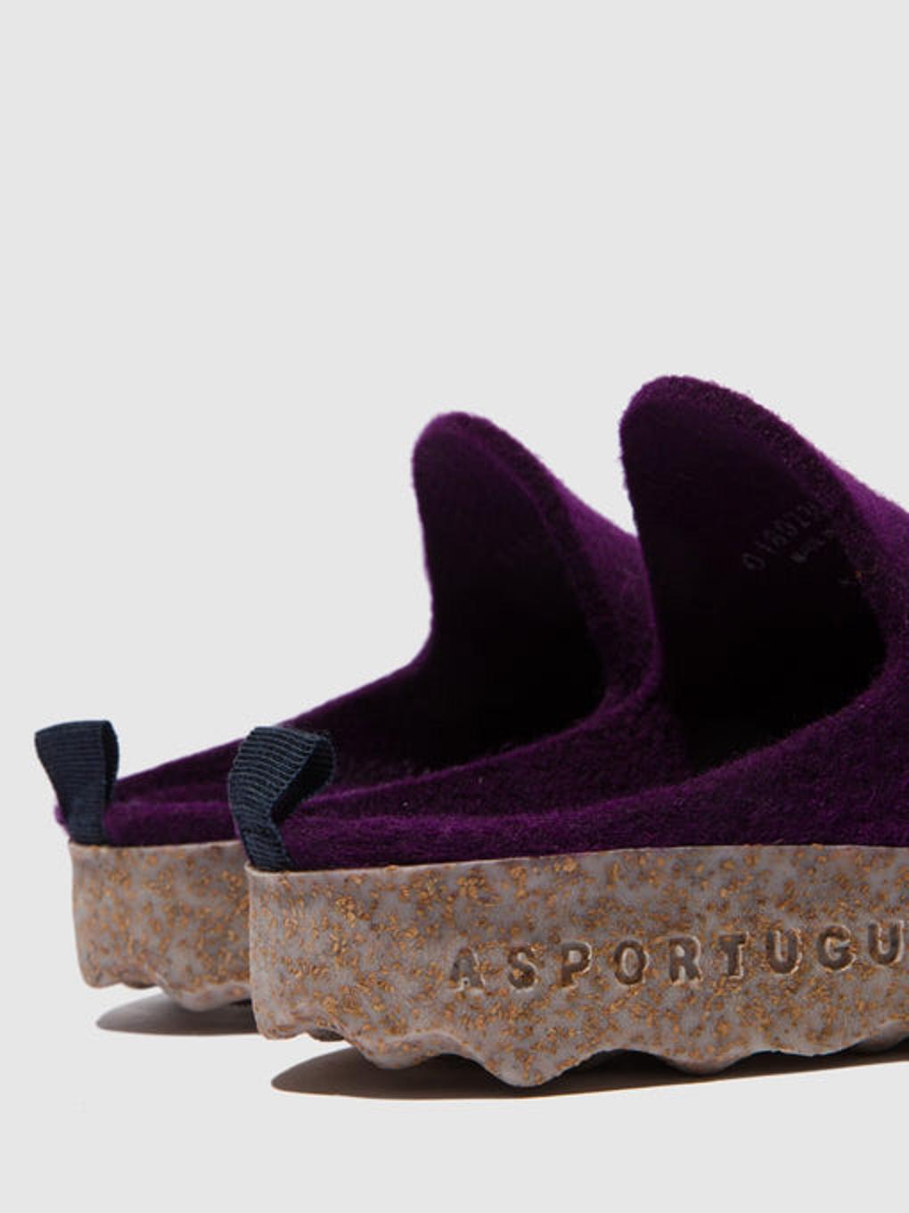 Asportuguesas Come Muulit Dark Purple - Naisten Round Toe Muulit ASPP018871FI TummanVioletit